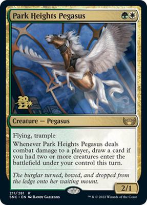 Park Heights Pegasus card from Prerelease Cards