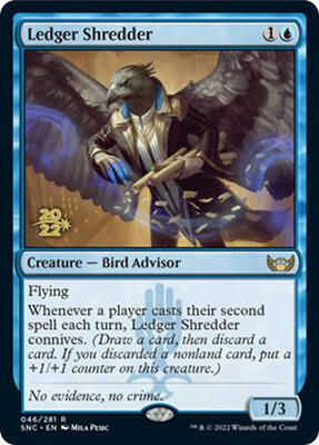 Ledger Shredder card from Prerelease Cards