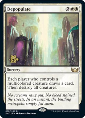 Depopulate card from Prerelease Cards