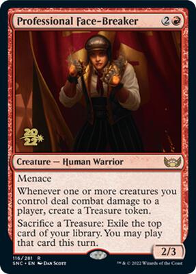Professional Face-Breaker card from Prerelease Cards