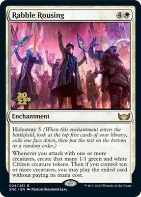Rabble Rousing card from Prerelease Cards
