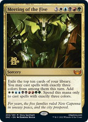 Meeting of the Five card from Prerelease Cards