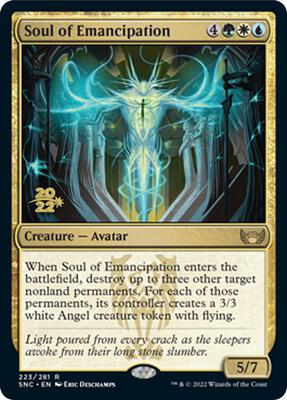 Soul of Emancipation card from Prerelease Cards