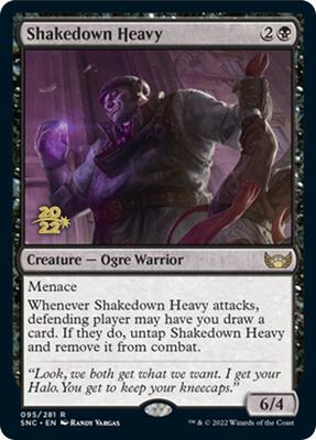 Shakedown Heavy card from Prerelease Cards