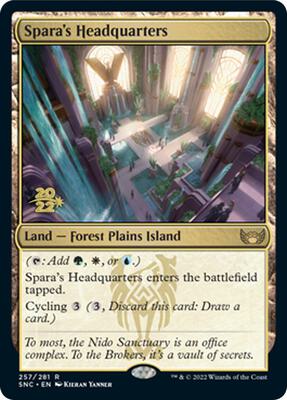 Spara's Headquarters card from Prerelease Cards