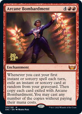 Arcane Bombardment card from Prerelease Cards