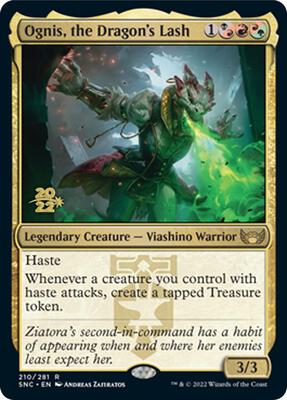 Ognis, the Dragon's Lash card from Prerelease Cards