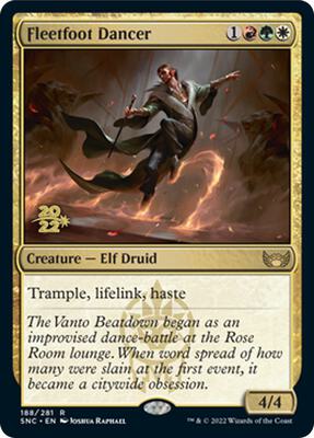 Fleetfoot Dancer card from Prerelease Cards