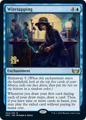 Wiretapping card from Prerelease Cards
