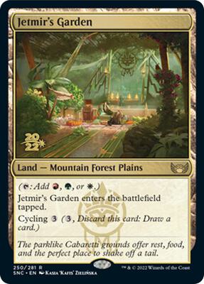 Jetmir's Garden card from Prerelease Cards