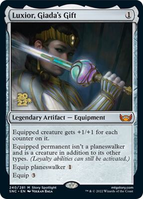 Luxior, Giada's Gift card from Prerelease Cards