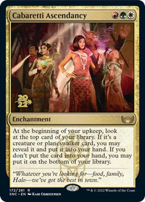 Cabaretti Ascendancy card from Prerelease Cards