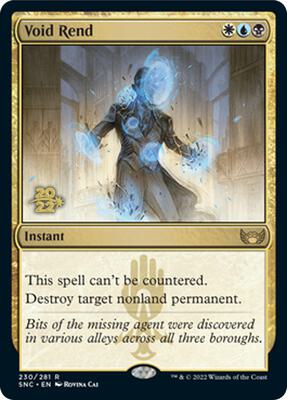 Void Rend card from Prerelease Cards