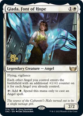 Giada, Font of Hope (SNC) card from Prerelease Cards