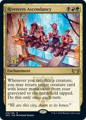 Riveteers Ascendancy card from Prerelease Cards