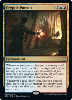 Cryptic Pursuit card from Commander: Streets of New Capenna