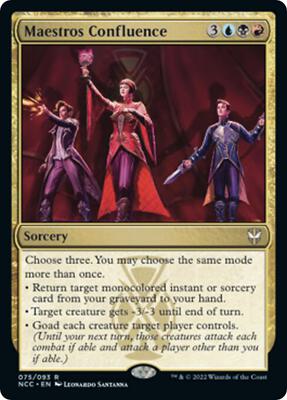 Maestros Confluence card from Commander: Streets of New Capenna