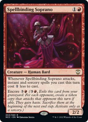 Spellbinding Soprano card from Commander: Streets of New Capenna