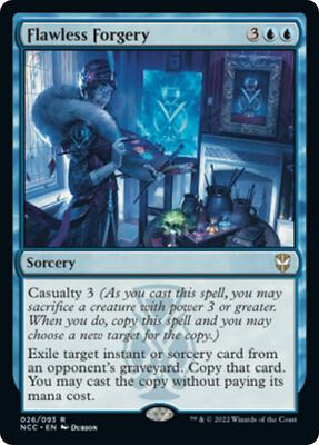 Flawless Forgery card from Commander: Streets of New Capenna
