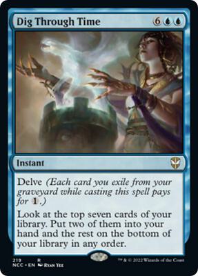 Dig Through Time card from Commander: Streets of New Capenna