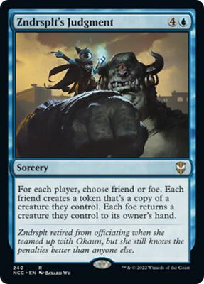 Zndrsplt's Judgment card from Commander: Streets of New Capenna