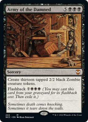 Army of the Damned card from Commander: Streets of New Capenna