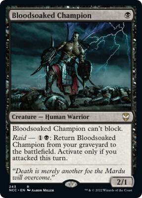 Bloodsoaked Champion card from Commander: Streets of New Capenna