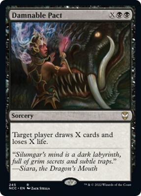 Damnable Pact card from Commander: Streets of New Capenna