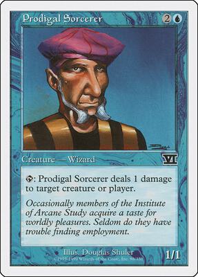 Prodigal Sorcerer card from Classic Sixth Edition