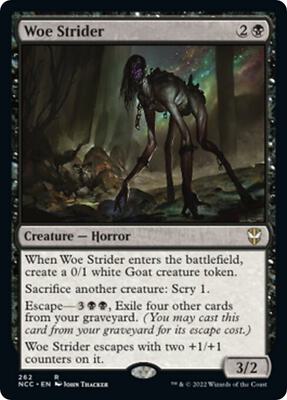Woe Strider card from Commander: Streets of New Capenna