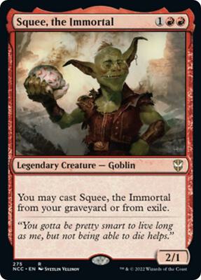 Squee, the Immortal card from Commander: Streets of New Capenna