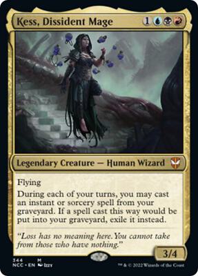 Kess, Dissident Mage card from Commander: Streets of New Capenna