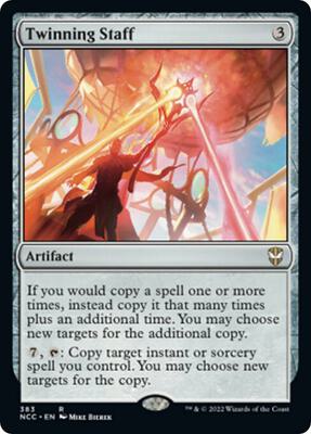 Twinning Staff card from Commander: Streets of New Capenna