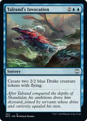 Talrand's Invocation card from Commander: Streets of New Capenna