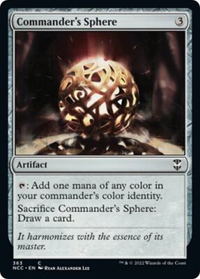 Commander's Sphere card from Commander: Streets of New Capenna