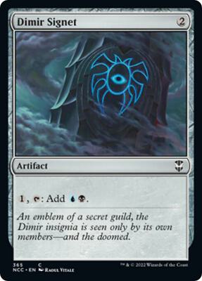 Dimir Signet card from Commander: Streets of New Capenna