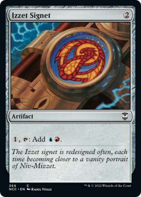 Izzet Signet card from Commander: Streets of New Capenna