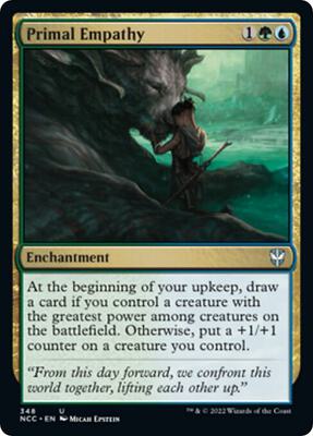 Primal Empathy card from Commander: Streets of New Capenna