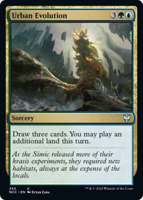 Urban Evolution card from Commander: Streets of New Capenna