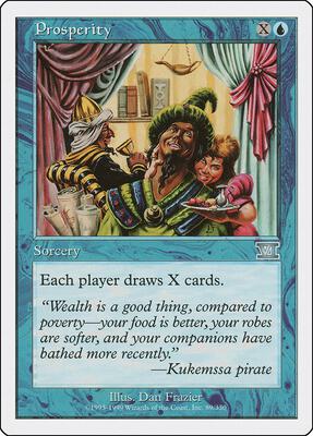 Prosperity card from Classic Sixth Edition