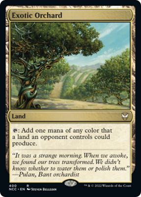 Exotic Orchard card from Commander: Streets of New Capenna