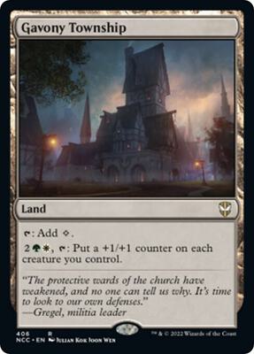 Gavony Township card from Commander: Streets of New Capenna