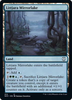Littjara Mirrorlake card from Commander: Streets of New Capenna