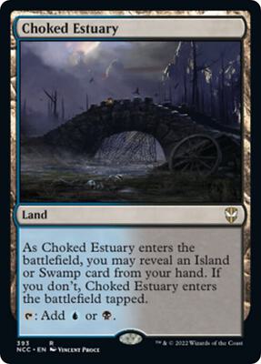 Choked Estuary card from Commander: Streets of New Capenna