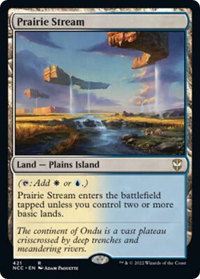 Prairie Stream card from Commander: Streets of New Capenna