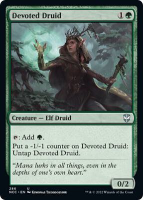 Devoted Druid card from Commander: Streets of New Capenna