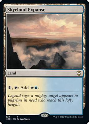 Skycloud Expanse card from Commander: Streets of New Capenna