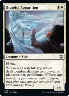 Grateful Apparition card from Commander: Streets of New Capenna