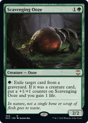 Scavenging Ooze card from Commander: Streets of New Capenna