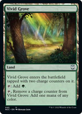 Vivid Grove card from Commander: Streets of New Capenna